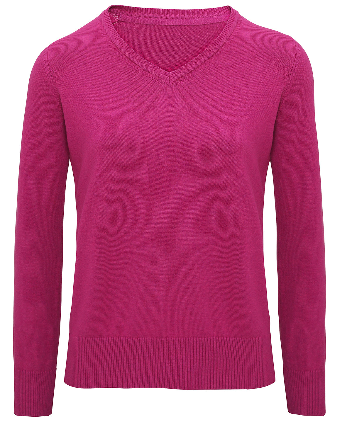 Women's cotton blend v-neck sweater