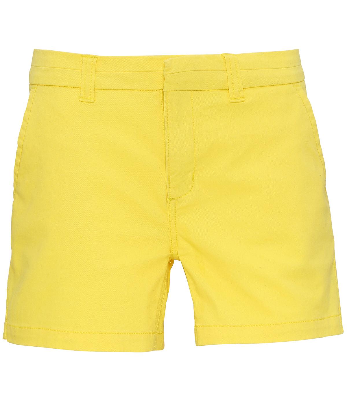 Lemon Zest - Women's chino shorts Shorts Asquith & Fox Must Haves, Raladeal - Recently Added, Trousers & Shorts, Women's Fashion Schoolwear Centres