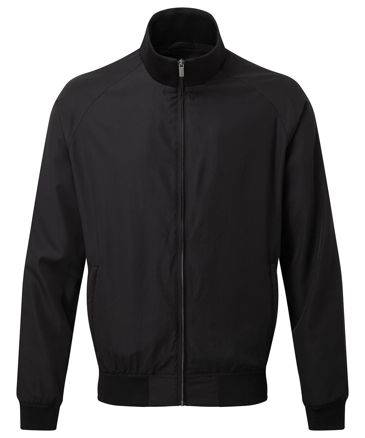 Black - Men's Harrington jacket Jackets Asquith & Fox Jackets & Coats, Raladeal - Recently Added, Rebrandable, Streetwear Schoolwear Centres