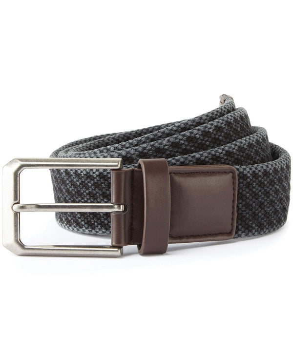 Black - Men's vintage wash canvas belt Belts Asquith & Fox Gifting & Accessories, Rebrandable, Trousers & Shorts Schoolwear Centres