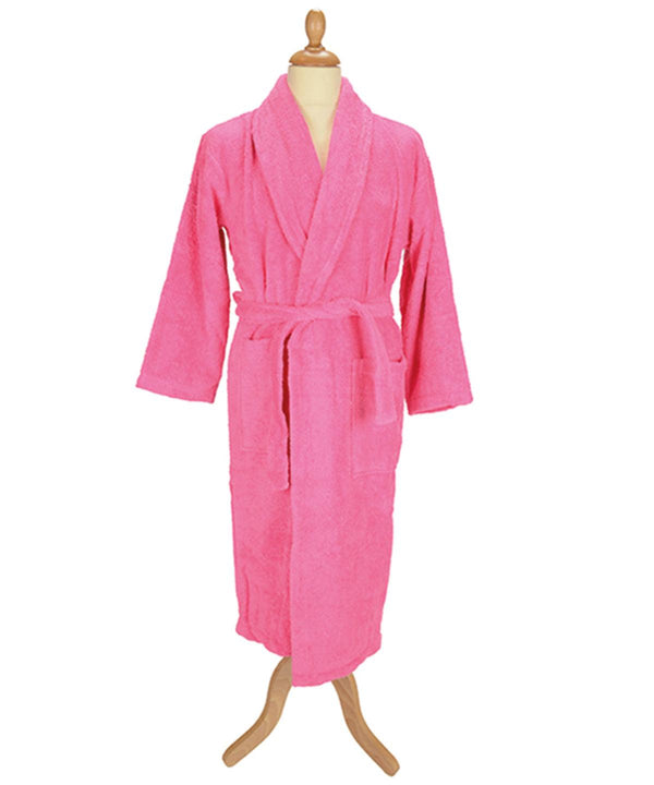 Pink - ARTG® Bath robe with shawl collar Robes A&R Towels Gifting & Accessories, Homewares & Towelling, Must Haves Schoolwear Centres