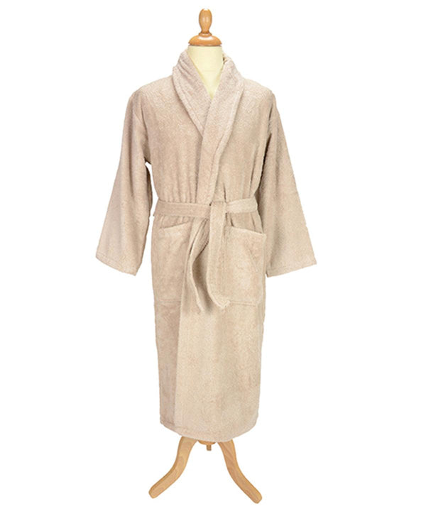 Sand - ARTG® Bath robe with shawl collar Robes A&R Towels Gifting & Accessories, Homewares & Towelling, Must Haves Schoolwear Centres