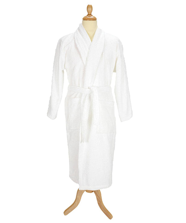 White - ARTG® Bath robe with shawl collar Robes A&R Towels Gifting & Accessories, Homewares & Towelling, Must Haves Schoolwear Centres