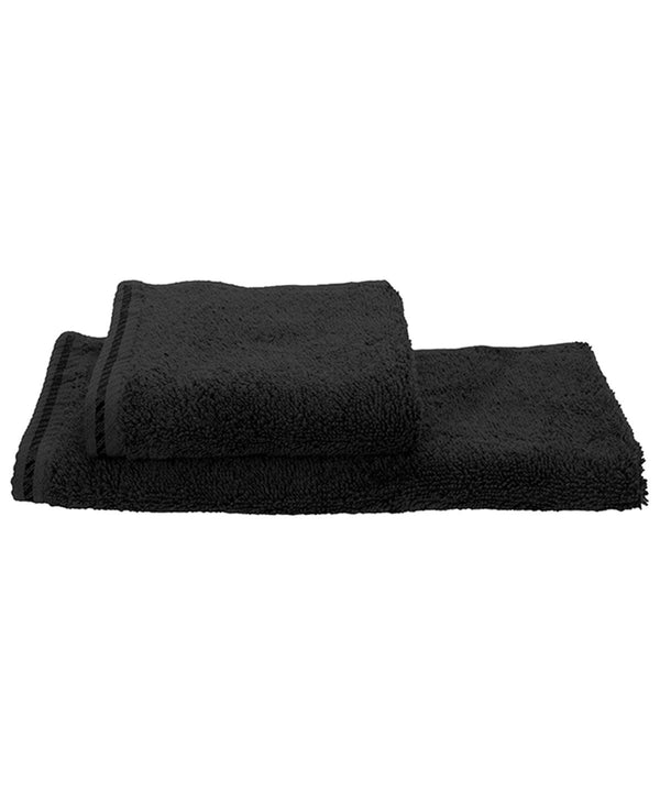 Black - ARTG® Guest towel Towels A&R Towels Gifting & Accessories, Homewares & Towelling Schoolwear Centres