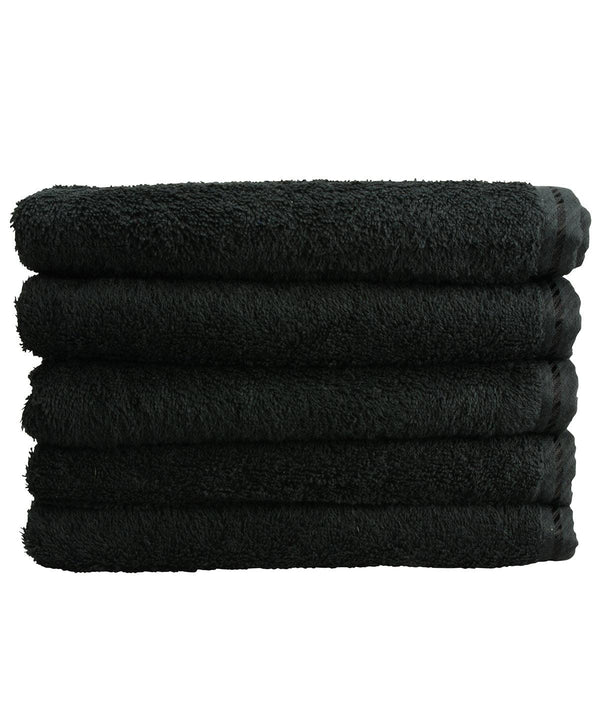 Black - ARTG® Hand towel Towels A&R Towels Gifting & Accessories, Homewares & Towelling Schoolwear Centres