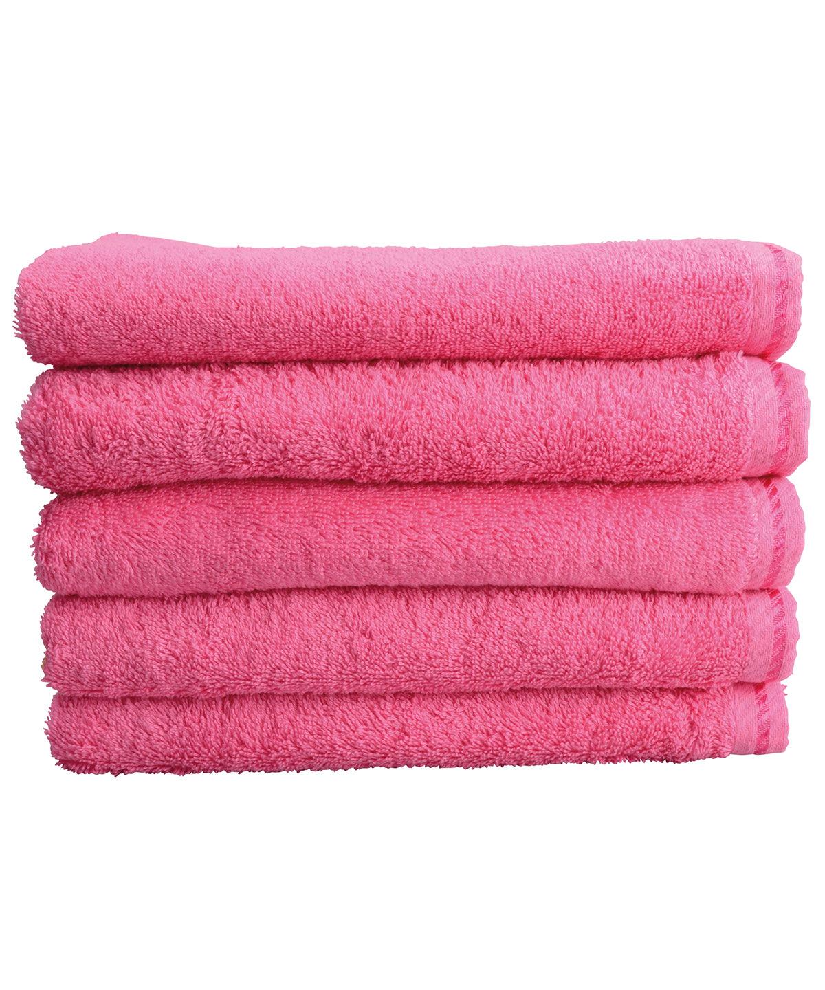 Pink - ARTG® Hand towel Towels A&R Towels Gifting & Accessories, Homewares & Towelling Schoolwear Centres