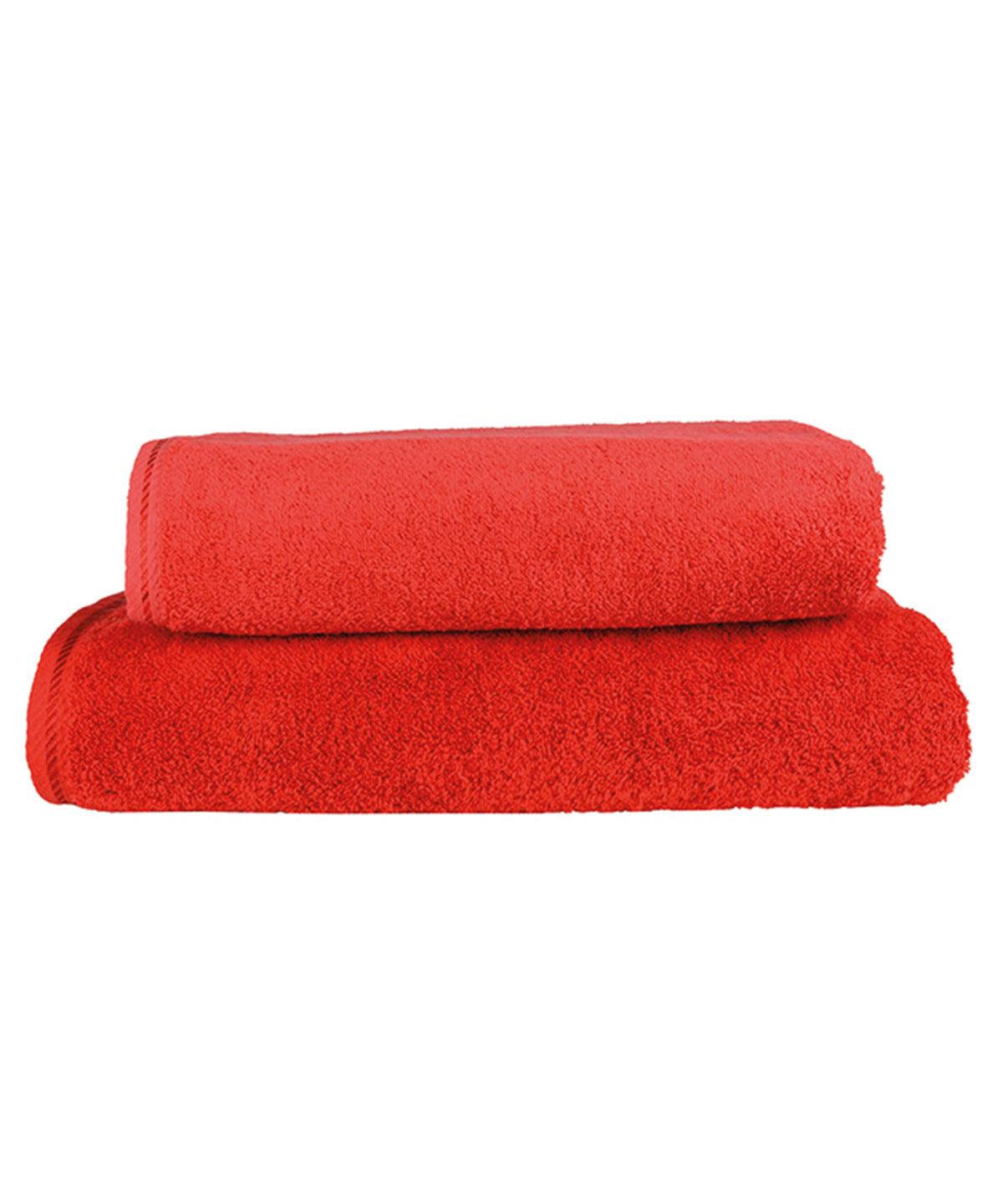 Fire Red - ARTG® Bath towel Towels A&R Towels Homewares & Towelling Schoolwear Centres
