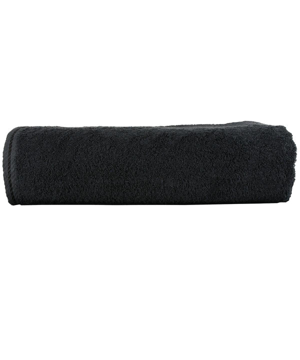 Black - ARTG® Big towel Towels A&R Towels Gifting & Accessories, Homewares & Towelling, Resortwear Schoolwear Centres