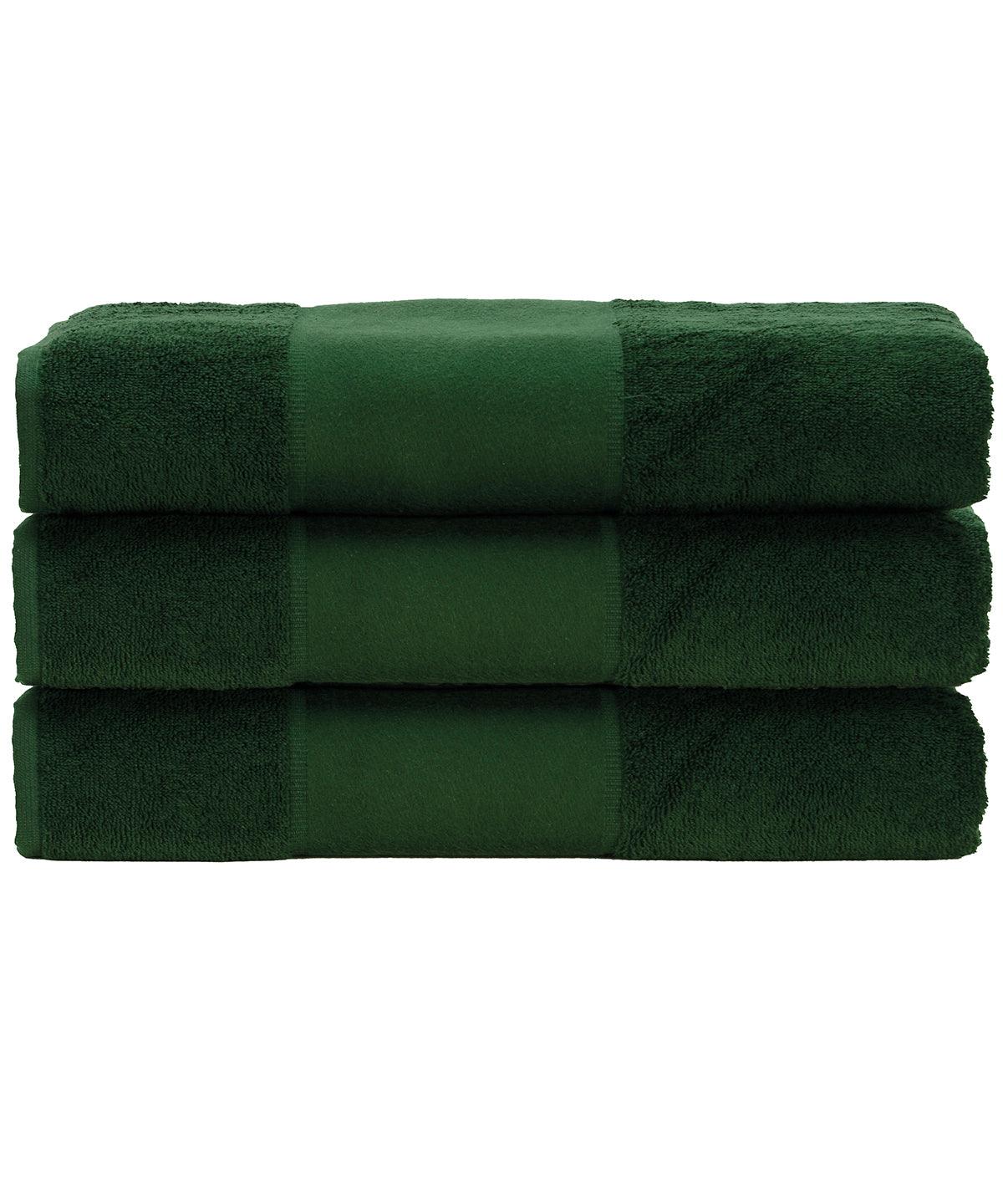 Dark Green - ARTG® PRINT-Me® hand towel Towels A&R Towels Homewares & Towelling, Must Haves Schoolwear Centres