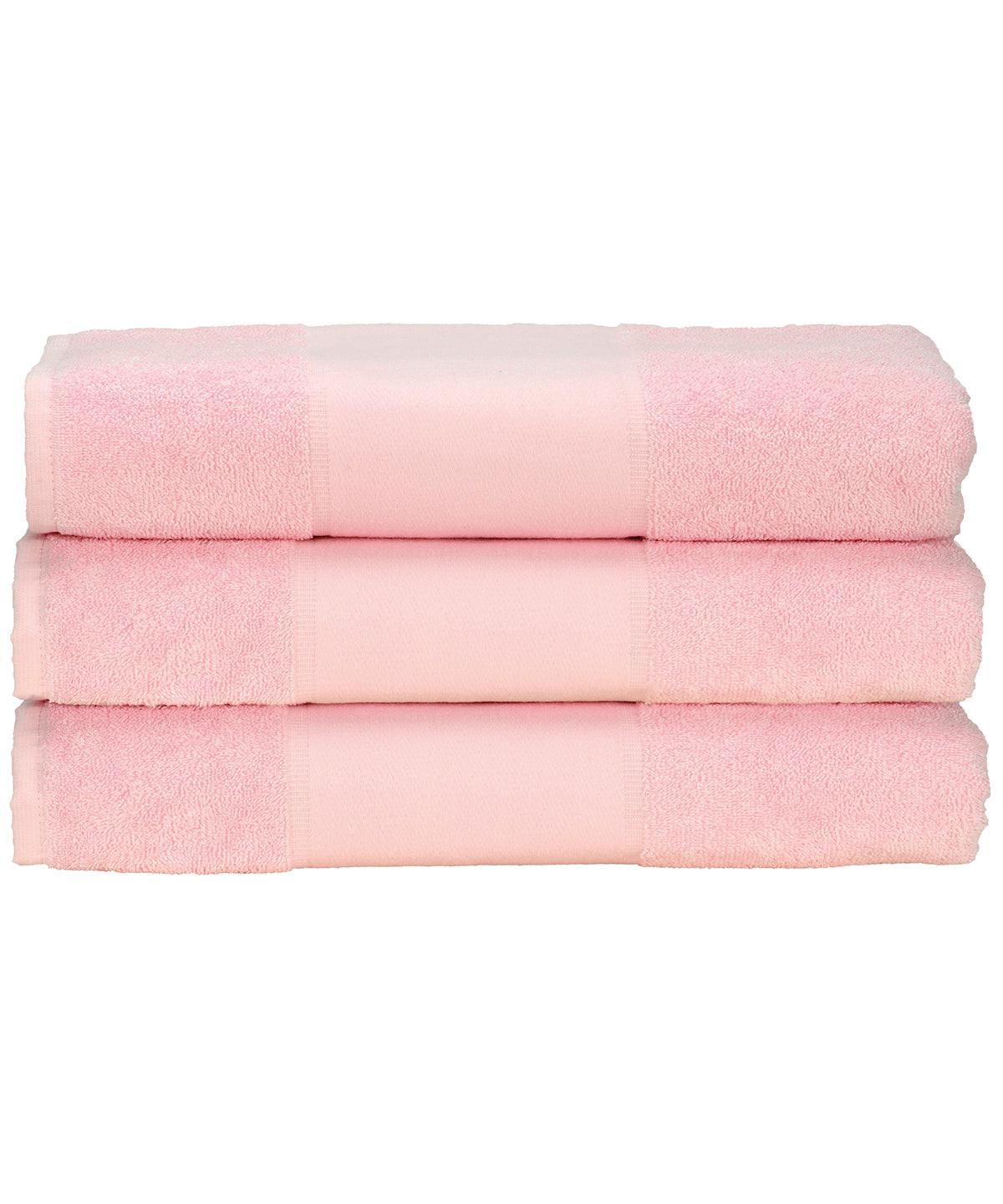 Light Pink - ARTG® PRINT-Me® hand towel Towels A&R Towels Homewares & Towelling, Must Haves Schoolwear Centres