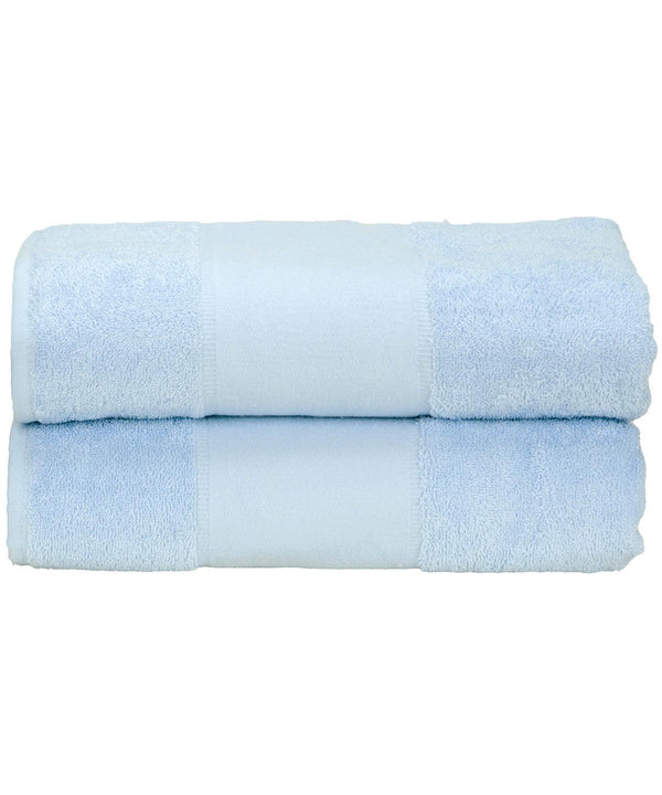 Light Blue - ARTG® PRINT-Me® bath towel Towels A&R Towels Homewares & Towelling, Must Haves Schoolwear Centres