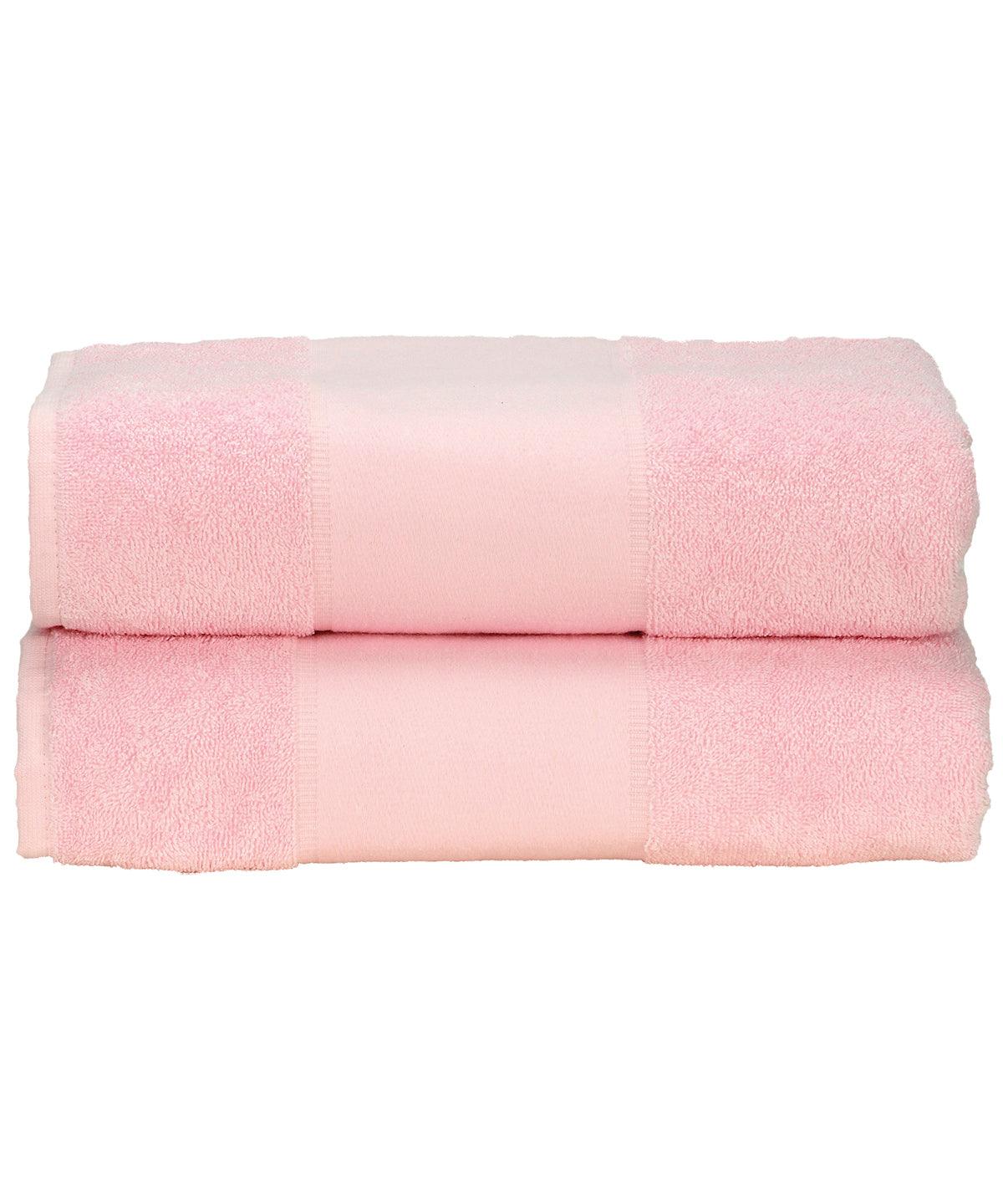 Light Pink - ARTG® PRINT-Me® bath towel Towels A&R Towels Homewares & Towelling, Must Haves Schoolwear Centres
