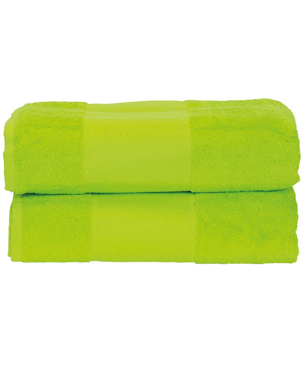 Lime Green - ARTG® PRINT-Me® bath towel Towels A&R Towels Homewares & Towelling, Must Haves Schoolwear Centres