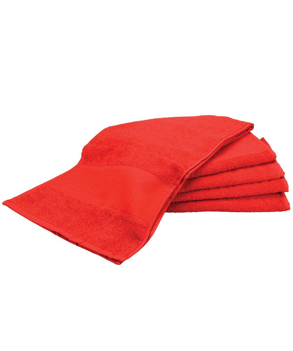 Fire Red - ARTG® PRINT-Me® sport towel Towels A&R Towels Gifting & Accessories, Homewares & Towelling Schoolwear Centres