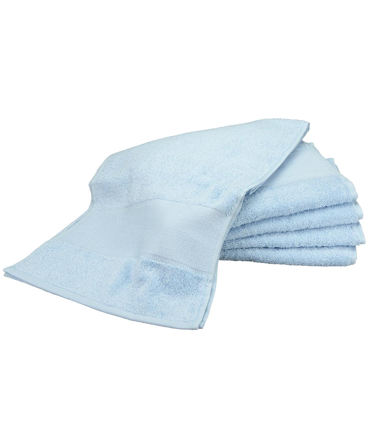 Light Blue - ARTG® PRINT-Me® sport towel Towels A&R Towels Gifting & Accessories, Homewares & Towelling Schoolwear Centres