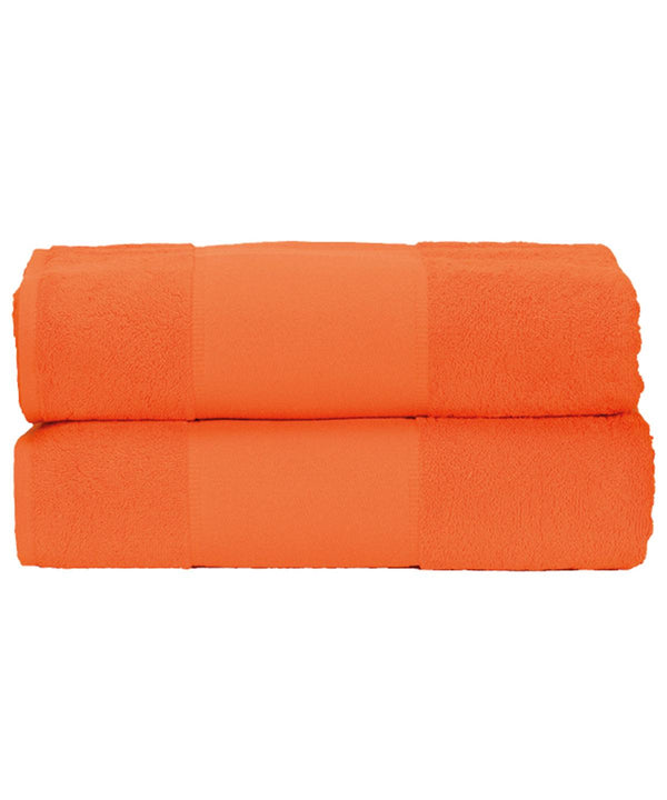 Bright Orange - ARTG® PRINT-Me® guest towel Towels A&R Towels Gifting & Accessories, Homewares & Towelling Schoolwear Centres