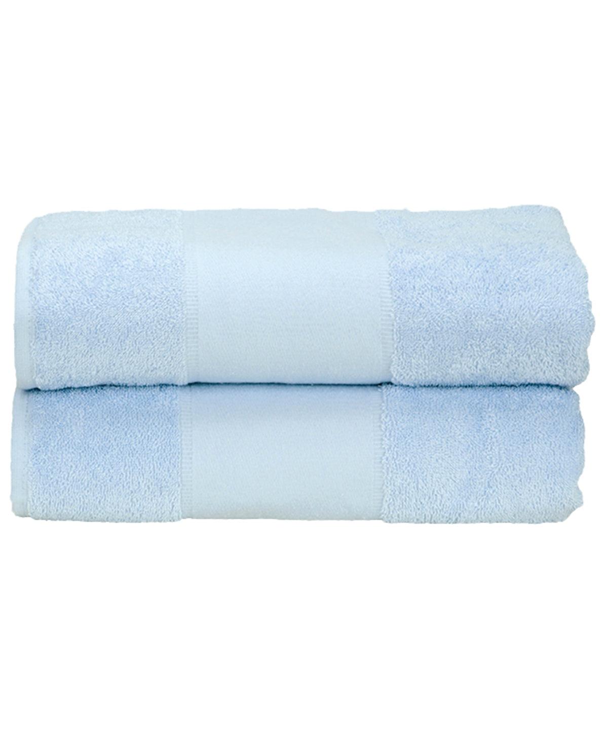 Light Blue - ARTG® PRINT-Me® guest towel Towels A&R Towels Gifting & Accessories, Homewares & Towelling Schoolwear Centres