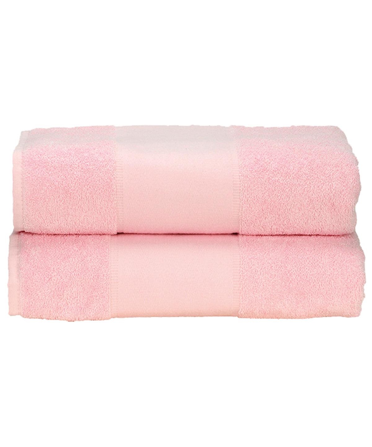 Light Pink - ARTG® PRINT-Me® guest towel Towels A&R Towels Gifting & Accessories, Homewares & Towelling Schoolwear Centres