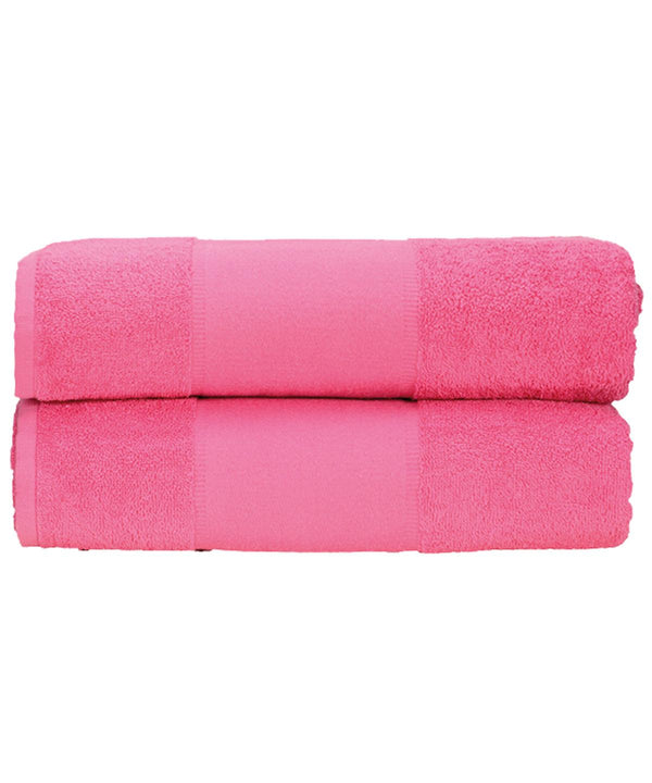 Pink - ARTG® PRINT-Me® guest towel Towels A&R Towels Gifting & Accessories, Homewares & Towelling Schoolwear Centres