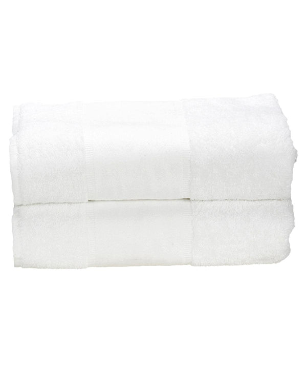 White - ARTG® PRINT-Me® guest towel Towels A&R Towels Gifting & Accessories, Homewares & Towelling Schoolwear Centres
