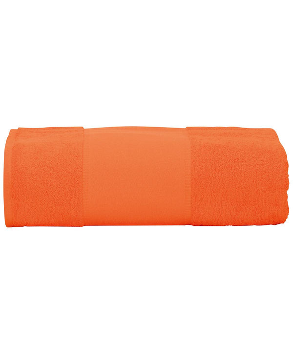 Bright Orange - ARTG® PRINT-Me® big towel Towels A&R Towels Homewares & Towelling Schoolwear Centres