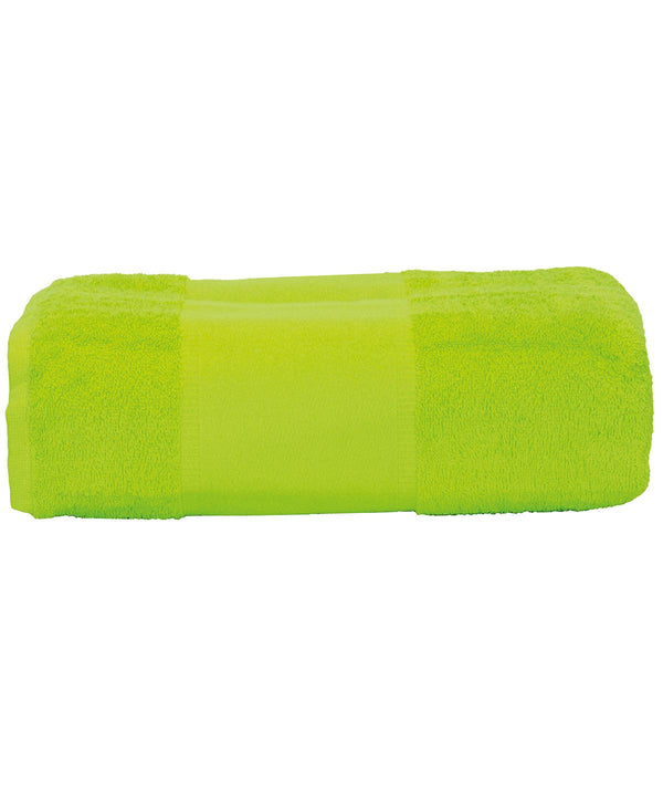 Lime Green - ARTG® PRINT-Me® big towel Towels A&R Towels Homewares & Towelling Schoolwear Centres