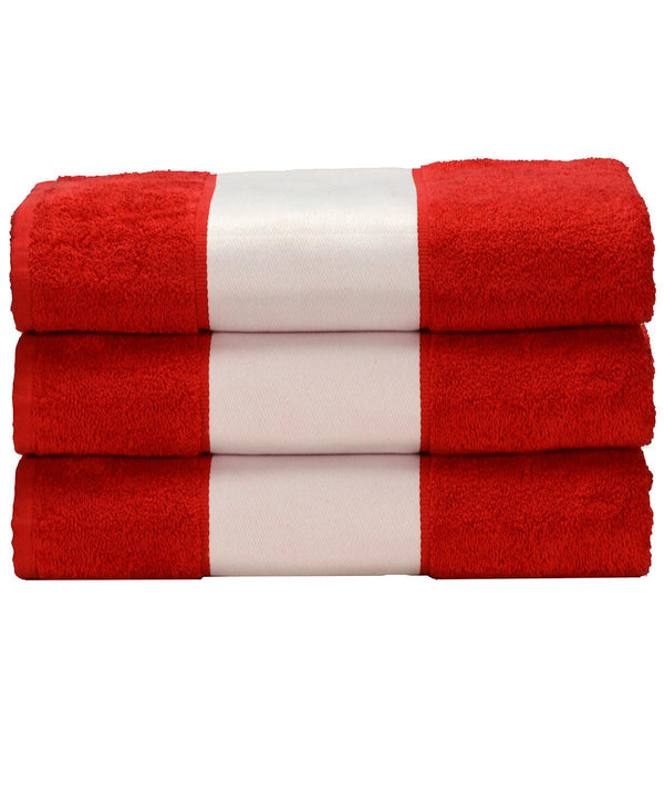 Fire Red - ARTG® SUBLI-Me® hand towel Towels A&R Towels Gifting & Accessories, Homewares & Towelling, Sublimation Schoolwear Centres