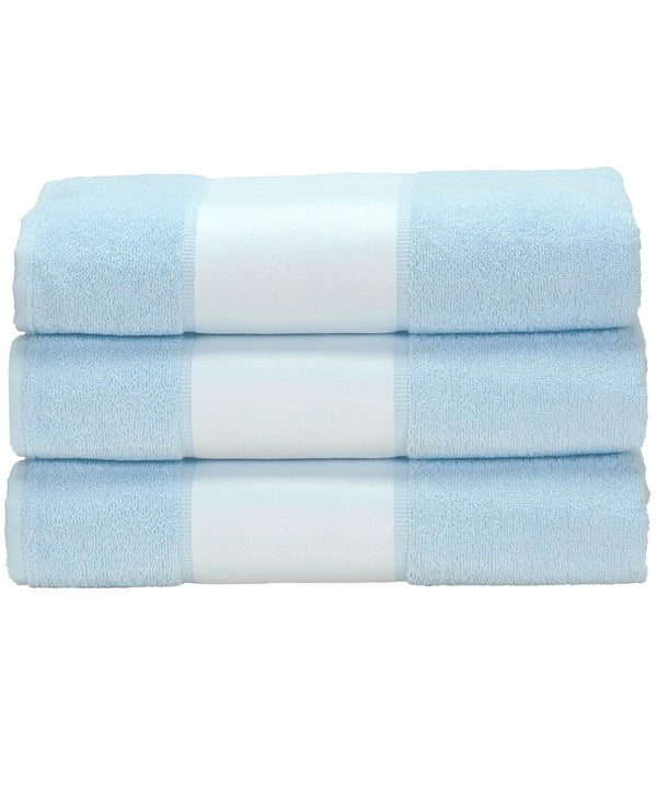 Light Blue - ARTG® SUBLI-Me® hand towel Towels A&R Towels Gifting & Accessories, Homewares & Towelling, Sublimation Schoolwear Centres