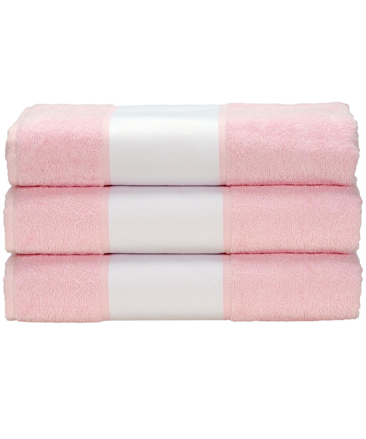 Light Pink - ARTG® SUBLI-Me® hand towel Towels A&R Towels Gifting & Accessories, Homewares & Towelling, Sublimation Schoolwear Centres