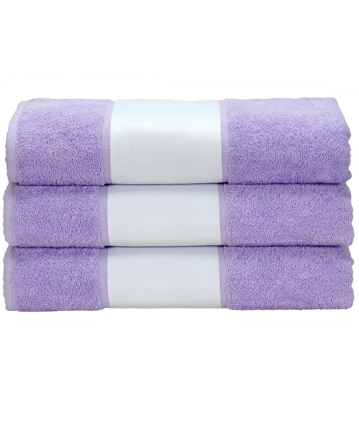 Light Purple - ARTG® SUBLI-Me® hand towel Towels A&R Towels Gifting & Accessories, Homewares & Towelling, Sublimation Schoolwear Centres