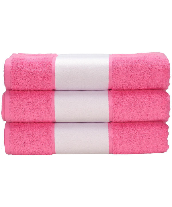 Pink - ARTG® SUBLI-Me® hand towel Towels A&R Towels Gifting & Accessories, Homewares & Towelling, Sublimation Schoolwear Centres