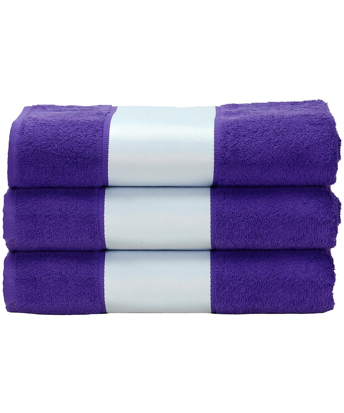 Purple - ARTG® SUBLI-Me® hand towel Towels A&R Towels Gifting & Accessories, Homewares & Towelling, Sublimation Schoolwear Centres