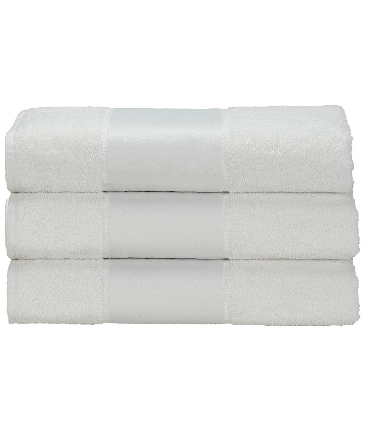 White - ARTG® SUBLI-Me® hand towel Towels A&R Towels Gifting & Accessories, Homewares & Towelling, Sublimation Schoolwear Centres