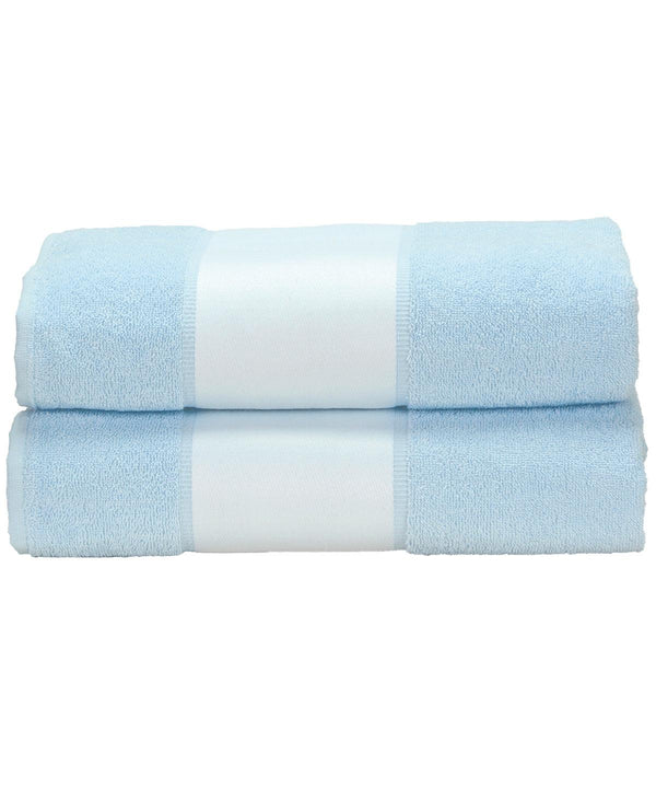 Light Blue - ARTG® SUBLI-Me® bath towel Towels A&R Towels Homewares & Towelling, Sublimation Schoolwear Centres