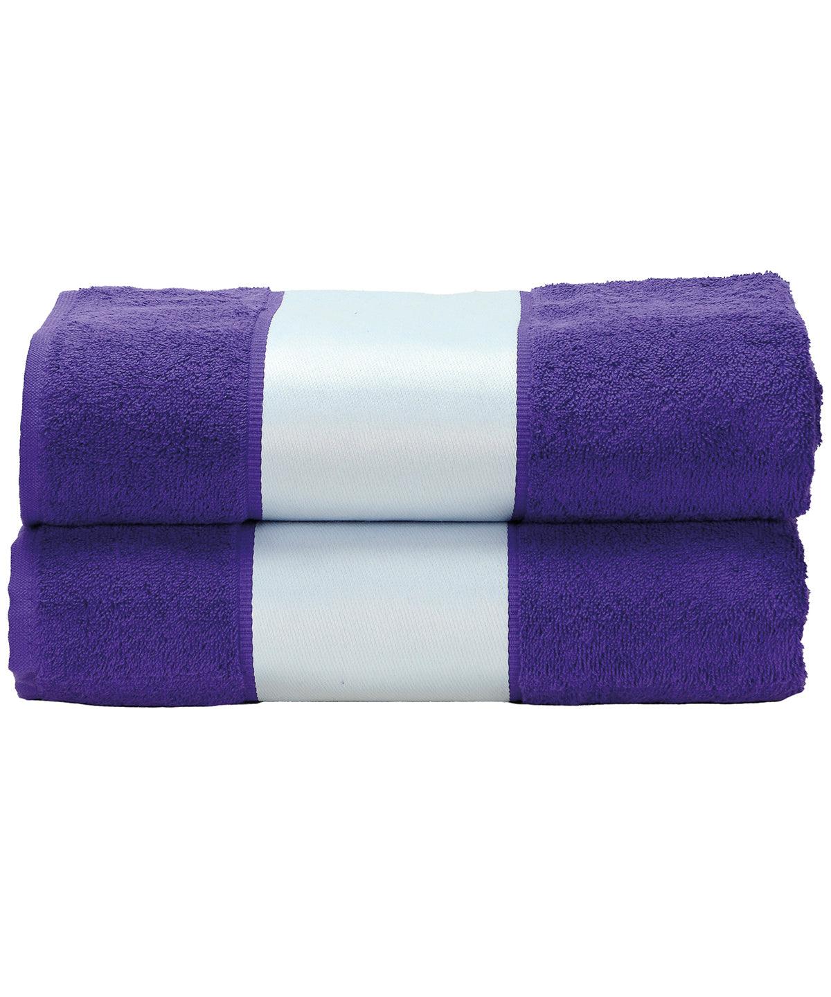 Purple - ARTG® SUBLI-Me® bath towel Towels A&R Towels Homewares & Towelling, Sublimation Schoolwear Centres