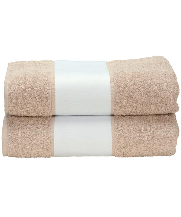 Sand - ARTG® SUBLI-Me® bath towel Towels A&R Towels Homewares & Towelling, Sublimation Schoolwear Centres