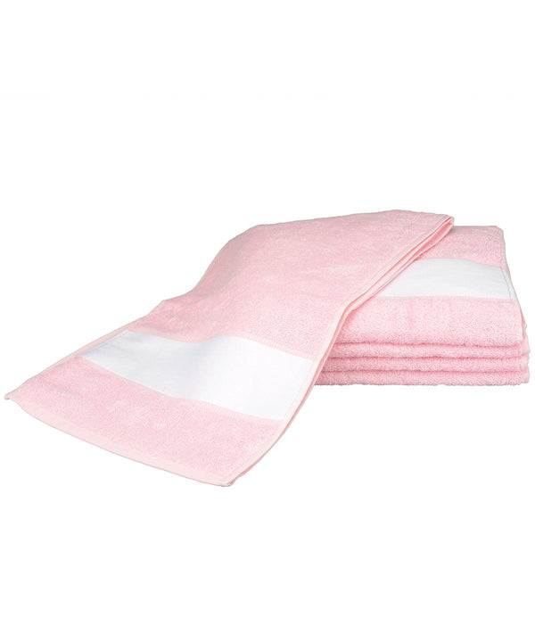 Light Pink - ARTG® SUBLI-Me® sport towel Towels A&R Towels Gifting & Accessories, Homewares & Towelling, Sublimation Schoolwear Centres