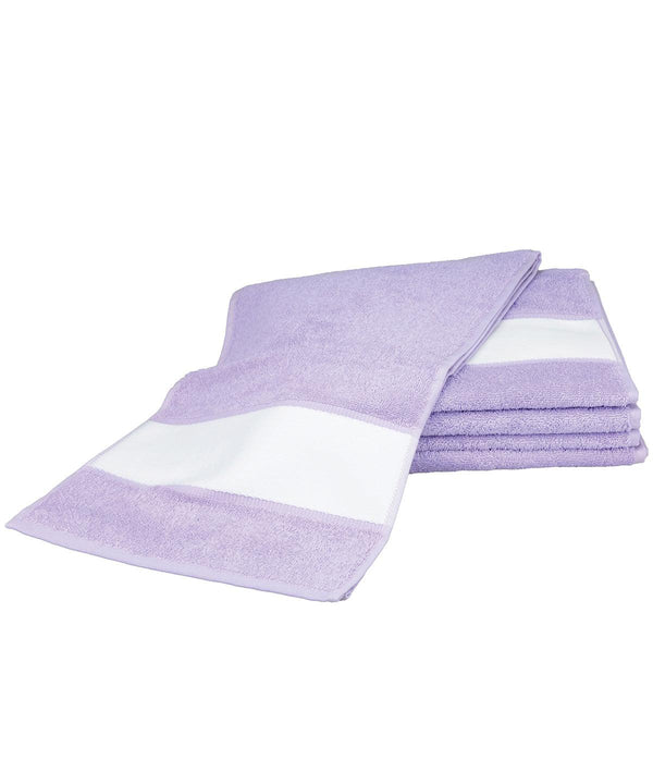 Light Purple - ARTG® SUBLI-Me® sport towel Towels A&R Towels Gifting & Accessories, Homewares & Towelling, Sublimation Schoolwear Centres