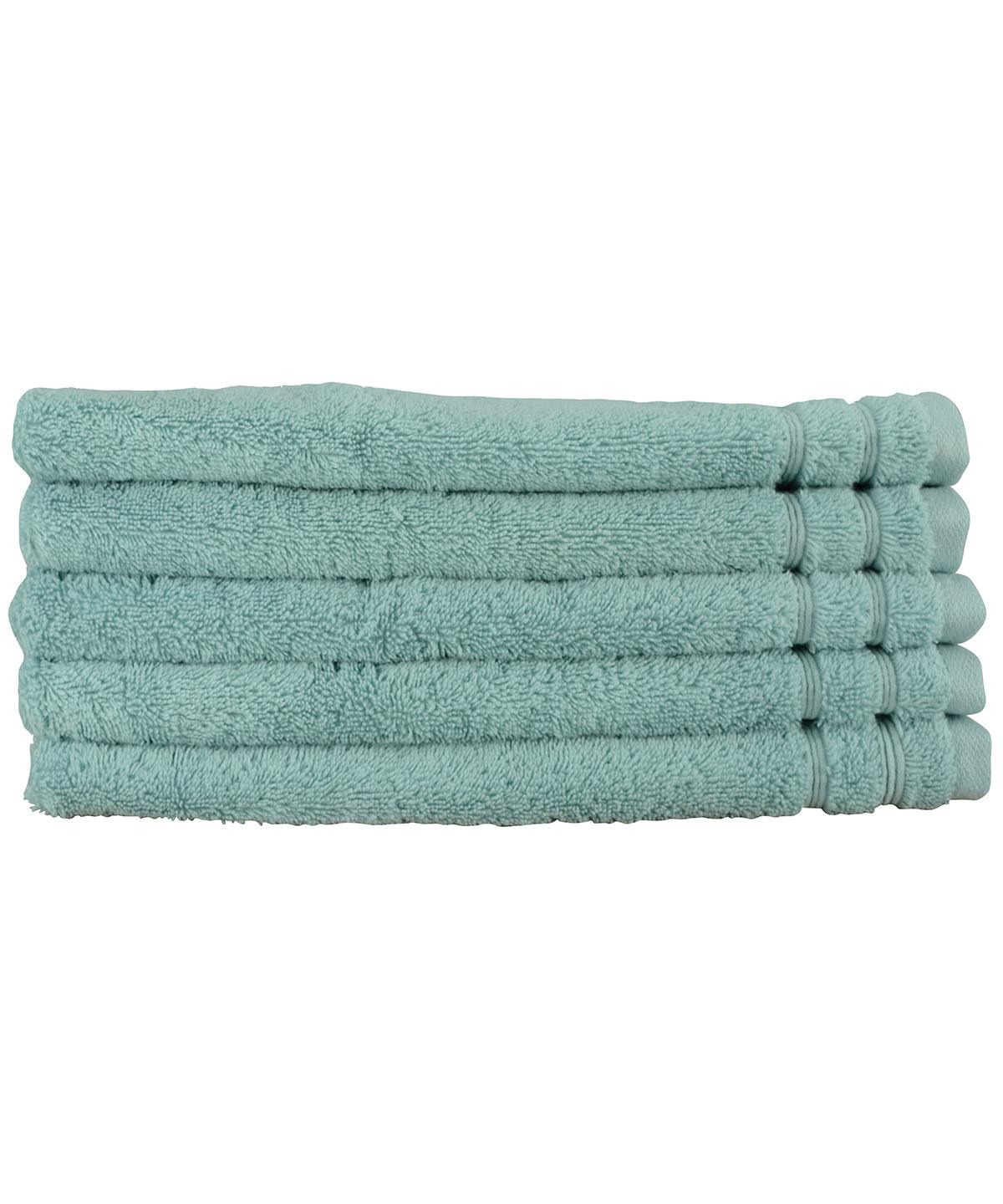 Green - ARTG® Organic guest towel Towels A&R Towels Gifting & Accessories, Homewares & Towelling, Must Haves, Organic & Conscious Schoolwear Centres