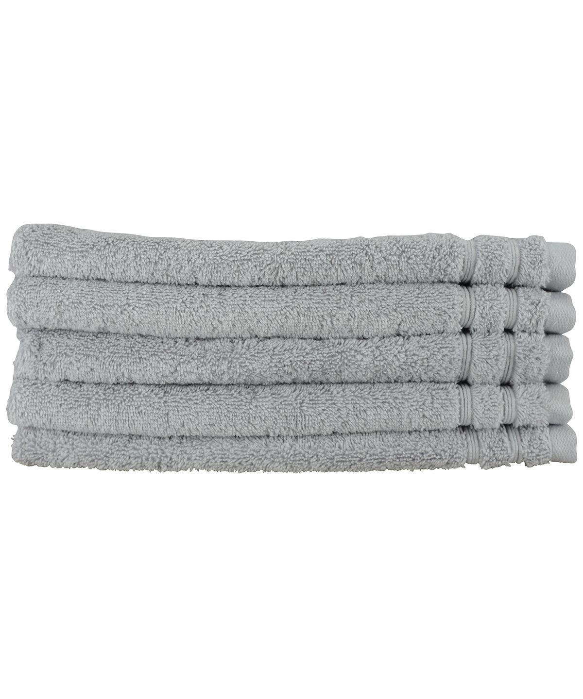 Grey - ARTG® Organic guest towel Towels A&R Towels Gifting & Accessories, Homewares & Towelling, Must Haves, Organic & Conscious Schoolwear Centres