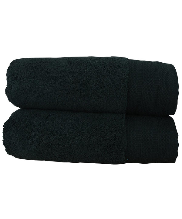 Pure Black - ARTG® Pure luxe hand towel Towels A&R Towels Gifting & Accessories, Homewares & Towelling Schoolwear Centres
