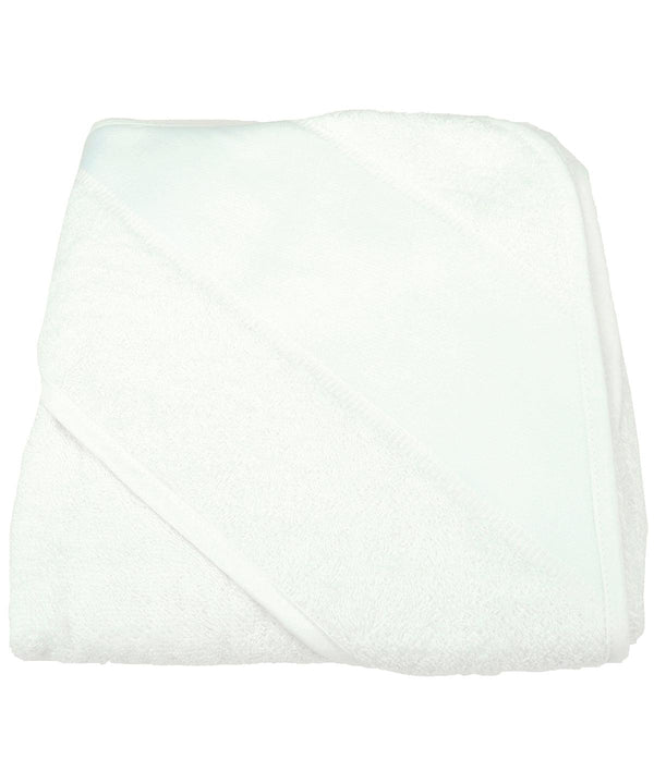 White - ARTG® Babiezz® sublimation hooded towel Towels A&R Towels Gifting & Accessories, Homewares & Towelling, Sublimation Schoolwear Centres