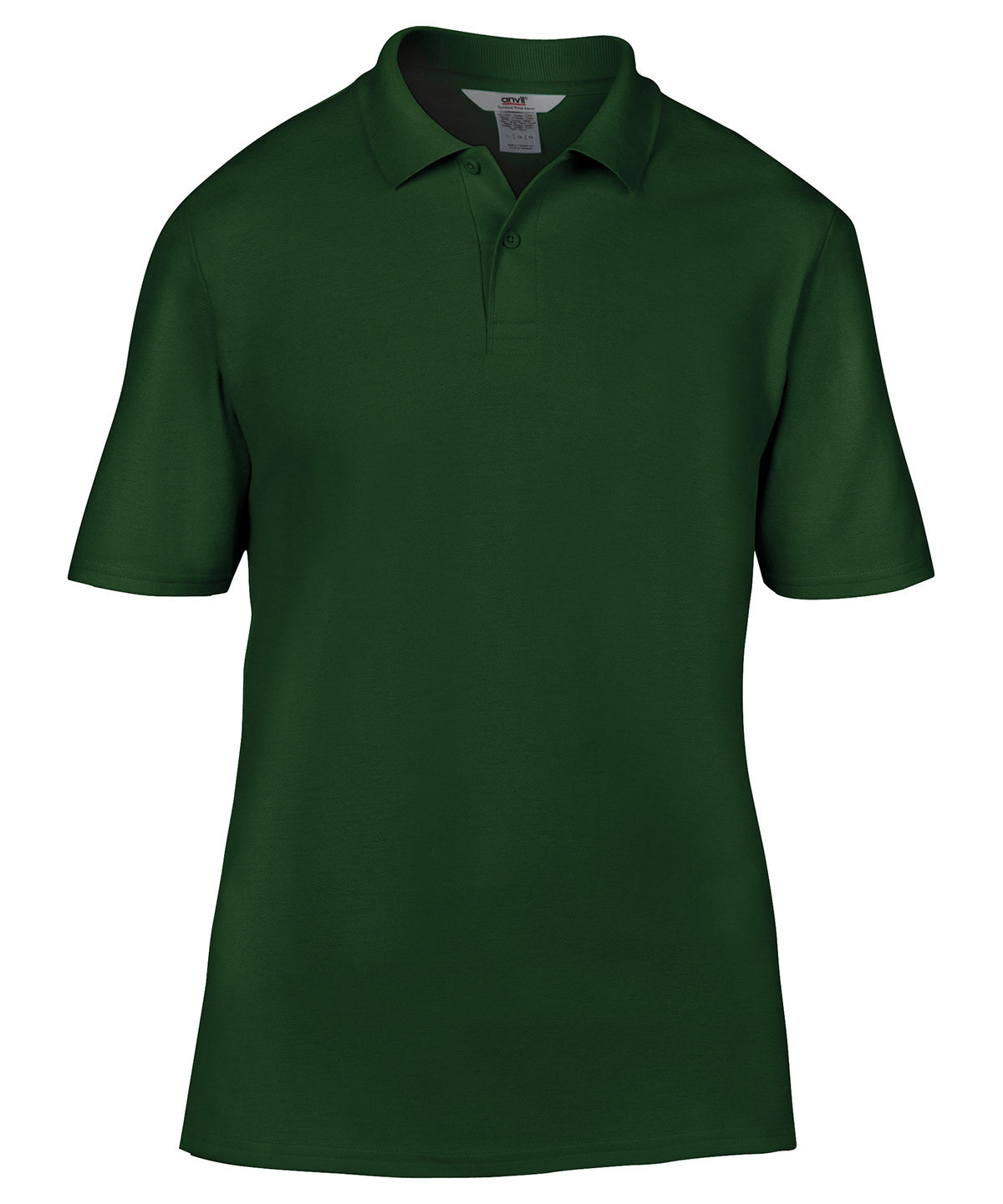 Anvil adult double piqué polo