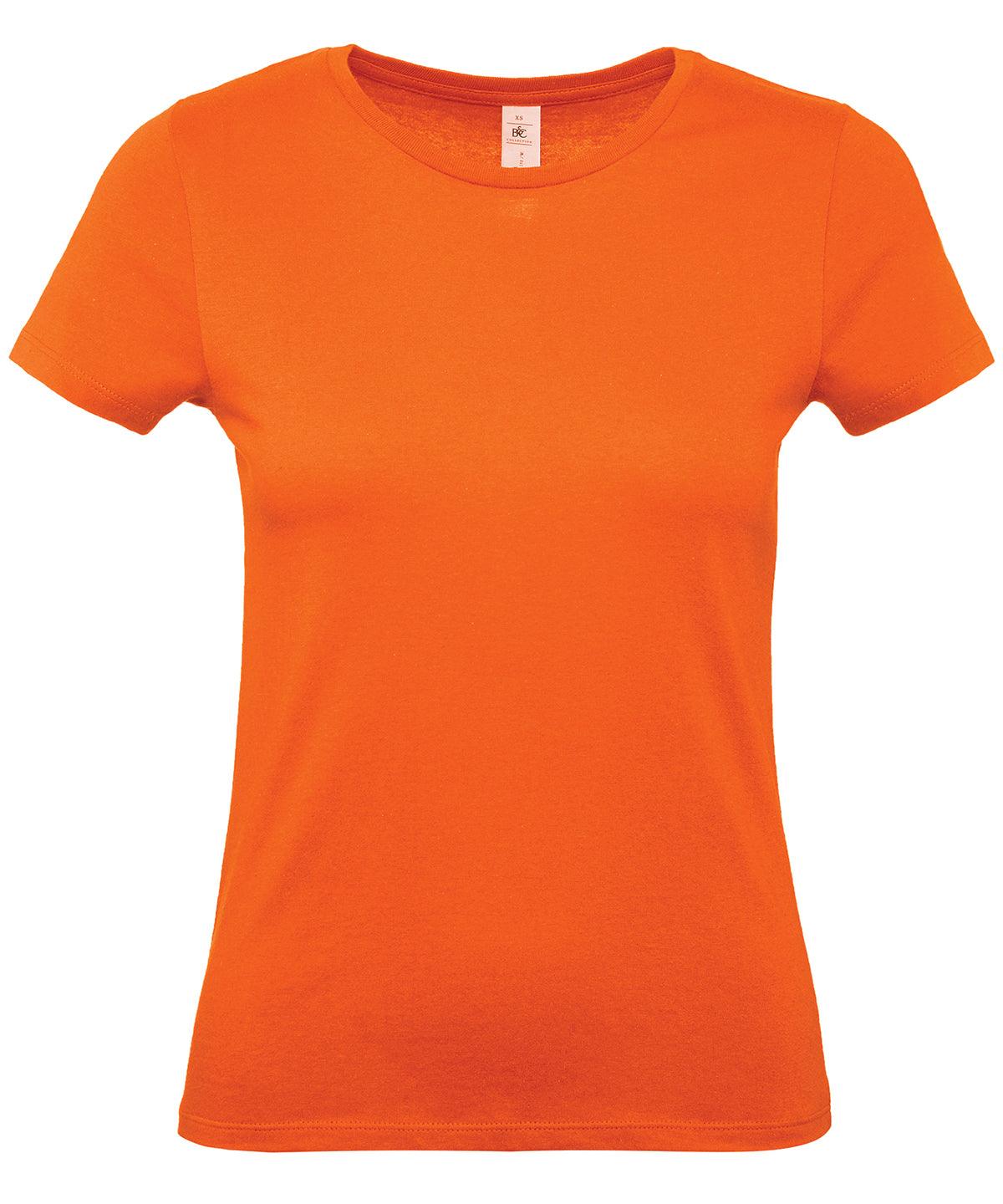 Orange - B&C #E150 /women T-Shirts B&C Collection Holiday Season, Hyperbrights and Neons, Must Haves, Plus Sizes, T-Shirts & Vests Schoolwear Centres