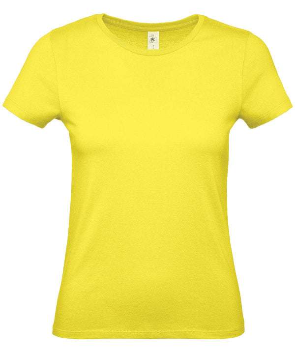 Solar Yellow - B&C #E150 /women T-Shirts B&C Collection Holiday Season, Hyperbrights and Neons, Must Haves, Plus Sizes, T-Shirts & Vests Schoolwear Centres