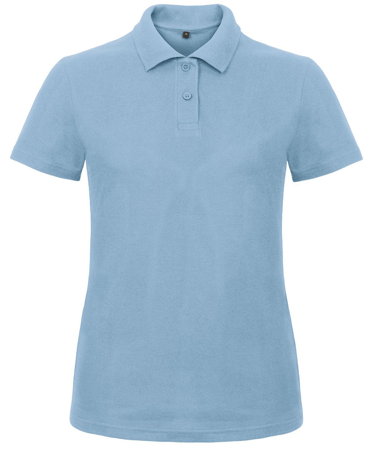Light Blue - B&C ID.001 polo /women Polos B&C Collection Must Haves, Plus Sizes, Polos & Casual, Women's Fashion Schoolwear Centres