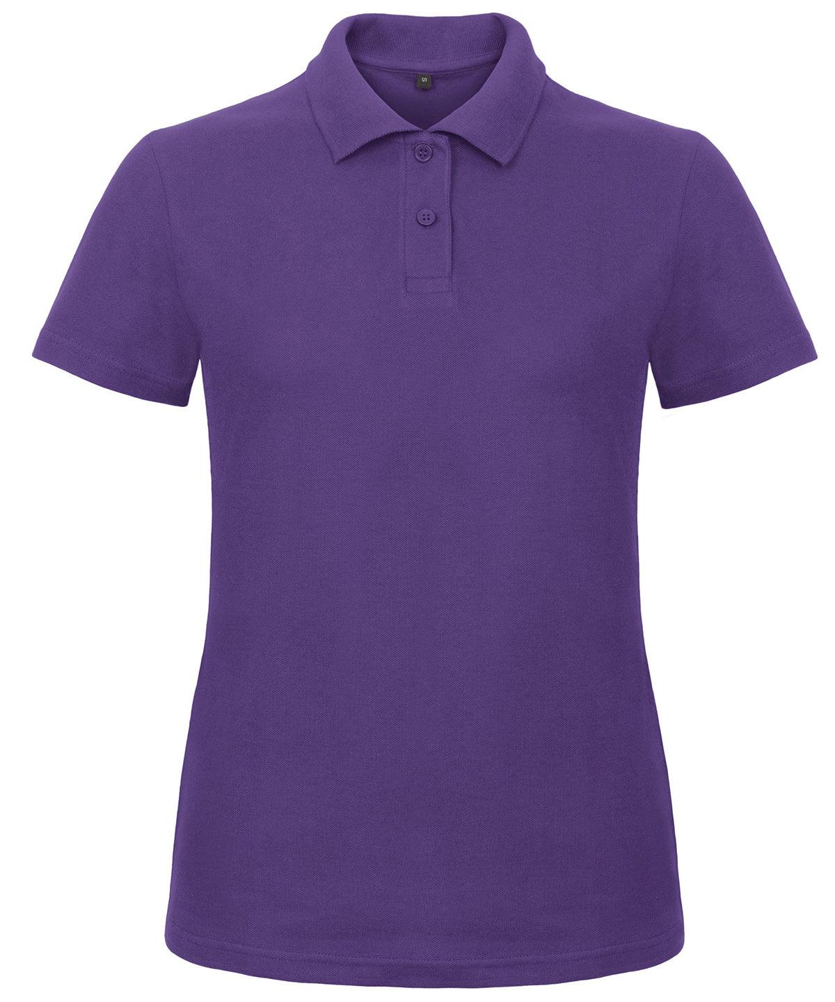 Purple - B&C ID.001 polo /women Polos B&C Collection Must Haves, Plus Sizes, Polos & Casual, Women's Fashion Schoolwear Centres