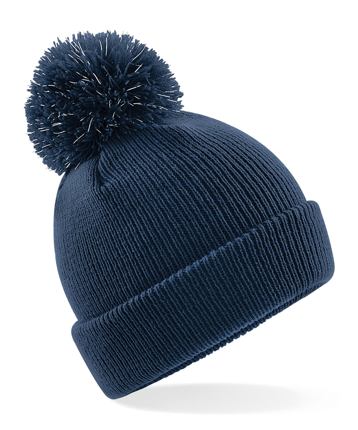 Junior reflective bobble beanie