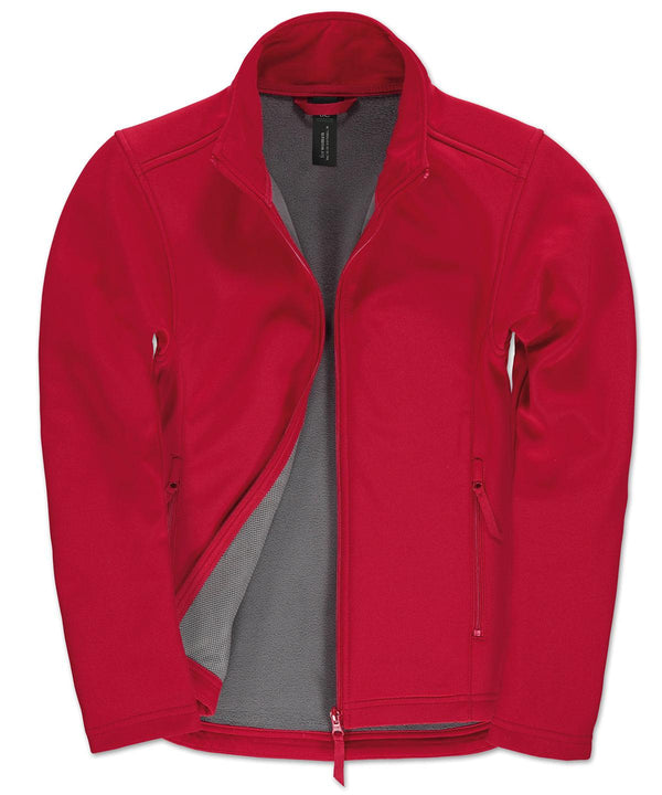 Red/Warm Grey Lining - B&C ID.701 Softshell jacket /women Jackets B&C Collection Hyperbrights and Neons, Jackets & Coats, Softshells, Workwear Schoolwear Centres