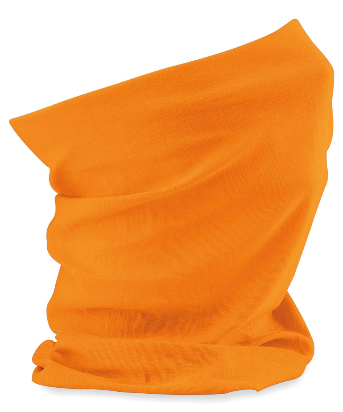 Orange - Junior Morf® original Snoods Beechfield Headwear, Junior, New Colours For 2022, Personal Protection Schoolwear Centres